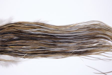 63 – JimsFlyCo Dry Fly Hackle, Variant #1 Grade Rooster Saddle, Ties Sizes 12-14