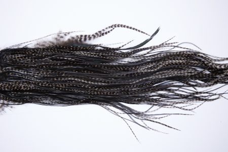 70 – JimsFlyCo Dry Fly Hackle, Variant #1 Grade Rooster Saddle, Ties Sizes 12-14