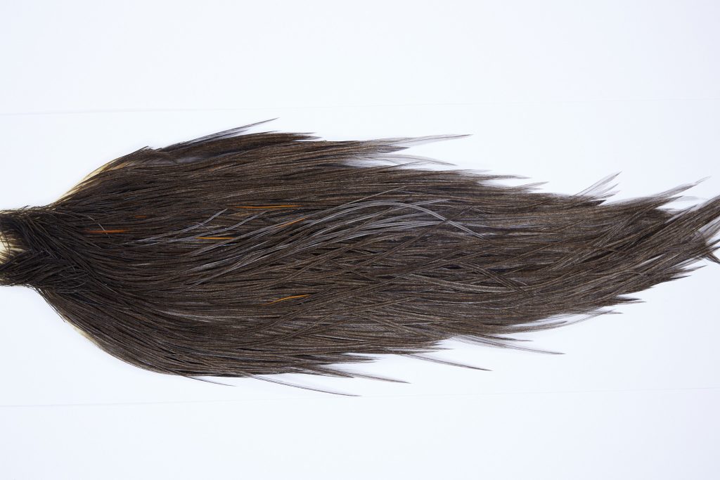 9728 JimsFlyCo Dry Fly Hackle Grade 2 Rooster Cape Grey Dun Ties Size 10-20