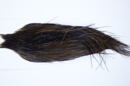 9858 – JimsFlyCo Dry Fly Hackle, Brown Dun #1 Grade Rooster Cape, Ties Sizes 10-20