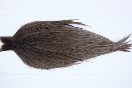 9748 – JimsFlyCo Dry Fly Hackle, Grey Dun #2 Grade Rooster Cape, Ties Sizes 10-20