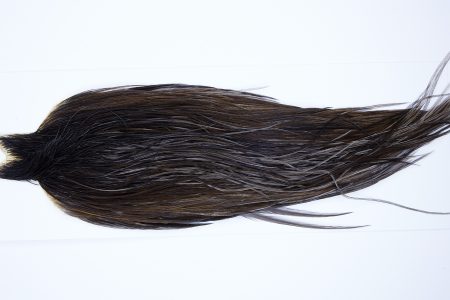 9848 – JimsFlyCo Dry Fly Hackle, Brown Dun Rhodium Grade Rooster Cape, Ties Sizes 10-20