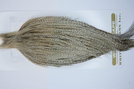 1716 Heritage Dry Fly Hackle, 1 Grade Rooster Cape Dun Grizzly Ties Size 8-22