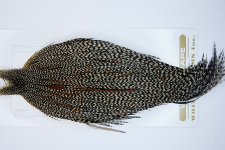 1718 Heritage Dry Fly Hackle, 1 Grade Rooster Cape Grizzly Variant Ties Size 8-22