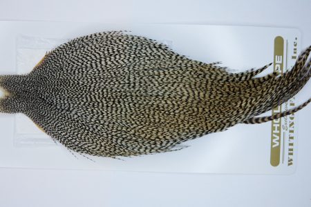 1719 Heritage Dry Fly Hackle, 1 Grade Rooster Cape Grizzly Variant Ties Size 8-22