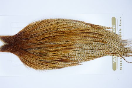Whiting Heritage Rooster Cape Barred Ginger Fly Tying Hackle
