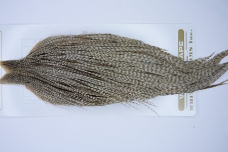 Whiting Heritage Rooster Cape Dun Grizzly Fly Tying Hackle
