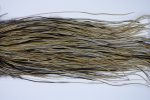 1858 Heritage Dry Fly Hackle, 2 Grade Rooster Saddle Heritage Dry Fly Hackle, Vermiculated Badger Ties Size 14-16