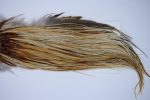 1869 Heritage Dry Fly Hackle, 2 Grade Rooster Saddle Honey Dun Ties Size 12-14
