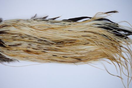 1887 Heritage Dry Fly Hackle, 2 Grade Rooster Saddle Variant Ties Size 14-16