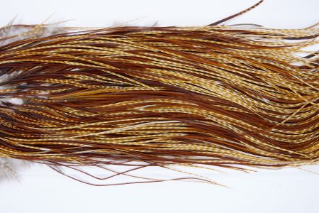 Whiting Heritage Rooster Saddle Barred Ginger Fly Tying Hackle