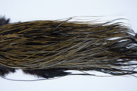 Whiting Heritage Rooster Saddle Vermiculated Badger Fly Tying Hackle