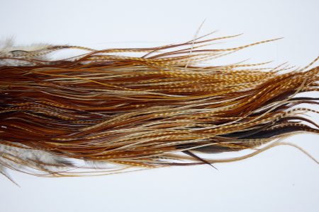 Yellowstone Rooster Saddle Barred Ginger Fly Tying Hackle