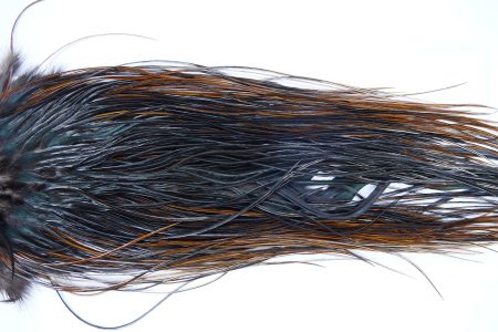 2208 Yellowstone Dry Fly Hackle, 2 grade Rooster Saddle Furnace Ties Size 16-18