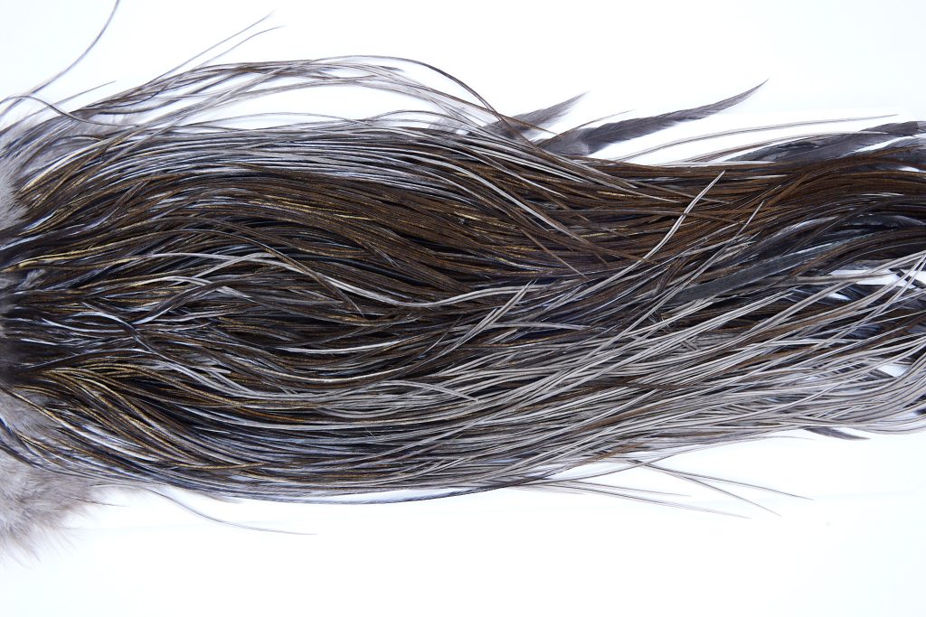 Yellowstone Rooster Saddle Dark Dun Fly Tying Hackle