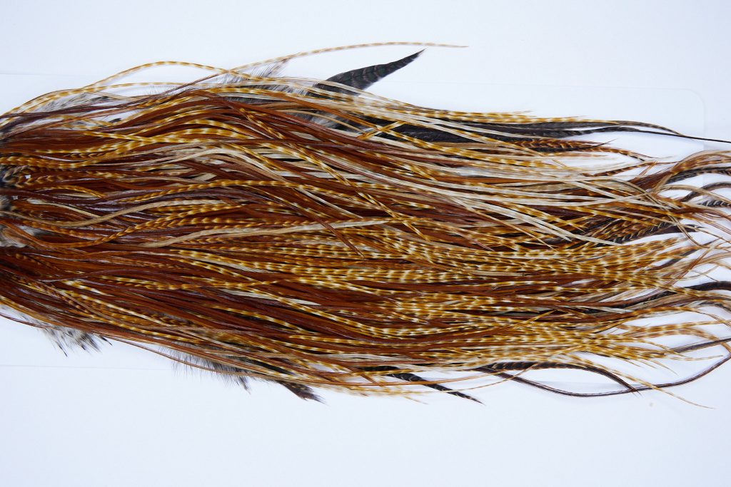 Yellowstone Rooster Saddle Barred Ginger Fly Tying Hackle