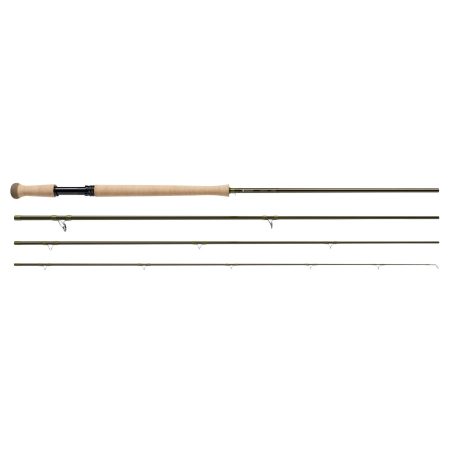Long distance casting demands a cannon of a fly rod. Meant to cast large flies in a spey fashion. A great tool for proficient fly fisherman for trout, salmon, and much more.