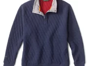 Orvis- Outdoor Quilted Snap Sweatshirt