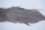 3433 Hebert Dry Fly Hackle, Bronze Grade Rooster Saddle Medium Grey Dun Ties Size 12-16