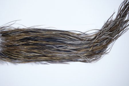 1967 Heritage Dry Fly Hackle, Vermiculated Dun #2 Grade Rooster Saddle, Ties Sizes 14-16