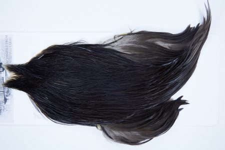 3553 Beaverkill Dry Fly Hackle, Rooster Cape Black Ties Size 6-22