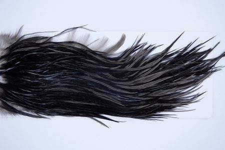 3601 Beaverkill Dry Fly Hackle, Rooster Saddle Black Ties Size 10