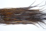 3736 Heritage Dry Fly Hackle, 2 Grade Rooster Saddle Rusty Dun Ties Size 14-16