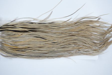 3737 Heritage Dry Fly Hackle, 2 Grade Rooster Saddle Heritage Dry Fly Hackle, Dun Ties Size 12-14