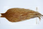 3849 Heritage Dry Fly Hackle, 2 Grade Rooster Cape Barred Ginger Ties Size 8-24 3849 Heritage Dry Fly Hackle, 2 Grade Rooster Cape Barred Ginger Ties Size 8-24