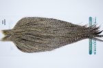 3877 Hebert Dry Fly Hackle, Pro Grade Rooster Cape Dun Grizzly Ties Size 8-22