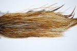 3973 Hebert Dry Fly Hackle, Bronze Grade Rooster Saddle Medium Barred Ginger Ties Size 14-16 3973 Hebert Dry Fly Hackle, Bronze Grade Rooster Saddle Medium Barred Ginger Ties Size 14-16