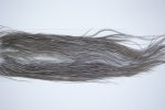 3998 Hebert Dry Fly Hackle, Bronze Grade Rooster Saddle Medium Grey Dun Ties Size 12-14