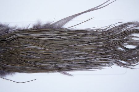 4074 Whiting Dry Fly Hackle, Pro Grade Rooster Saddle Dark Dun Ties Size 14-16