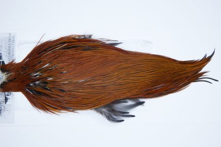 4219 Beaverkill Dry Fly Hackle Rooster Cape Furnace Ties Size 10-20