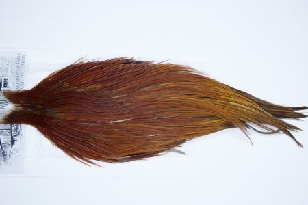 4220 Beaverkill Dry Fly Hackle Rooster Cape Furnace Ties Size 10-22