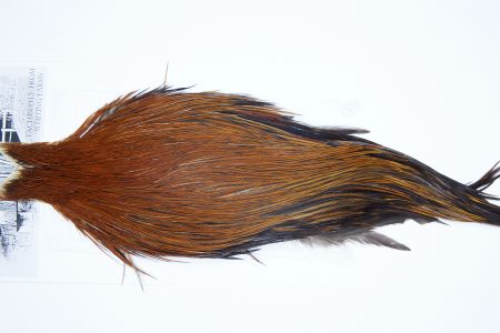 4221 Beaverkill Dry Fly Hackle Rooster Cape Furnace Ties Size 10-20