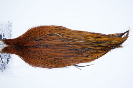 4222 Beaverkill Dry Fly Hackle Rooster Cape Furnace Ties Size 10-20