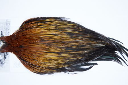 4224 Beaverkill Dry Fly Hackle Rooster Cape Furnace Ties Size 8-20