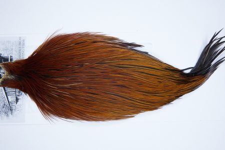 4227 Beaverkill Dry Fly Hackle Rooster Cape Furnace Ties Size 8-22