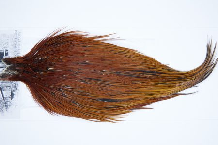 4228 Beaverkill Dry Fly Hackle Rooster Cape Furnace Ties Size 8-20