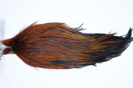 4229 Beaverkill Dry Fly Hackle Rooster Cape Furnace Ties Size 10-22