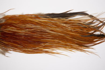 4285 Beaverkill Dry Fly Hackle Rooster Saddle Brown Ties Size 16-18