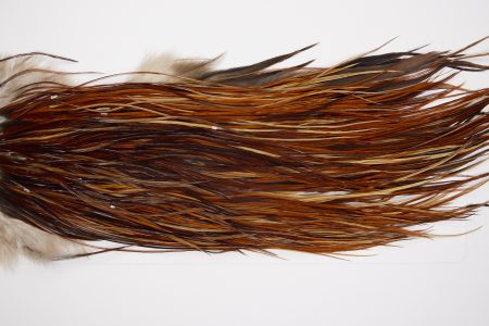 4287 Beaverkill Dry Fly Hackle Rooster Saddle Brown Ties Size 14-18