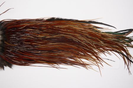 4288 Beaverkill Dry Fly Hackle Rooster Saddle Brown Ties Size 14-18