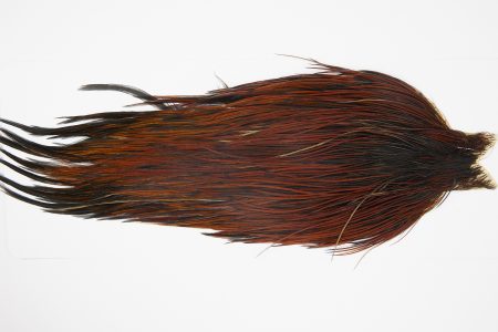 4346 JimsFlyCo Dry Fly Hackle Grade 2 Rooster Cape Furnace Ties Size 10-24