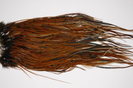 4367 Beaverkill Dry Fly Hackle Rooster Saddle Furnace Ties Size 14