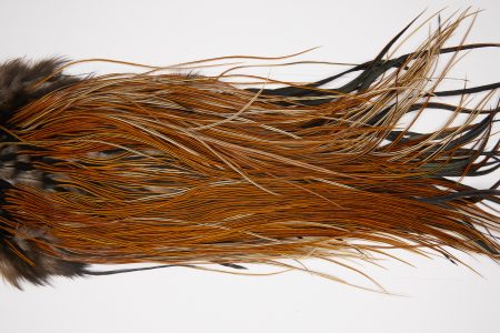 4368 Beaverkill Dry Fly Hackle Rooster Saddle Furnace Ties Size 16-18