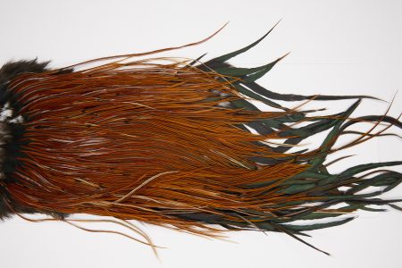 4369 Beaverkill Dry Fly Hackle Rooster Saddle Furnace Ties Size 16-18