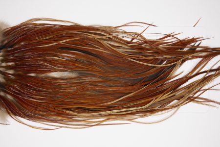 4375 Beaverkill Dry Fly Hackle Rooster Saddle Furnace Ties Size 14-16