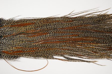 4378 JimsFlyCo Dry Fly Hackle Rhodium+ Rooster Saddle Cree Variant Ties Size 14-16